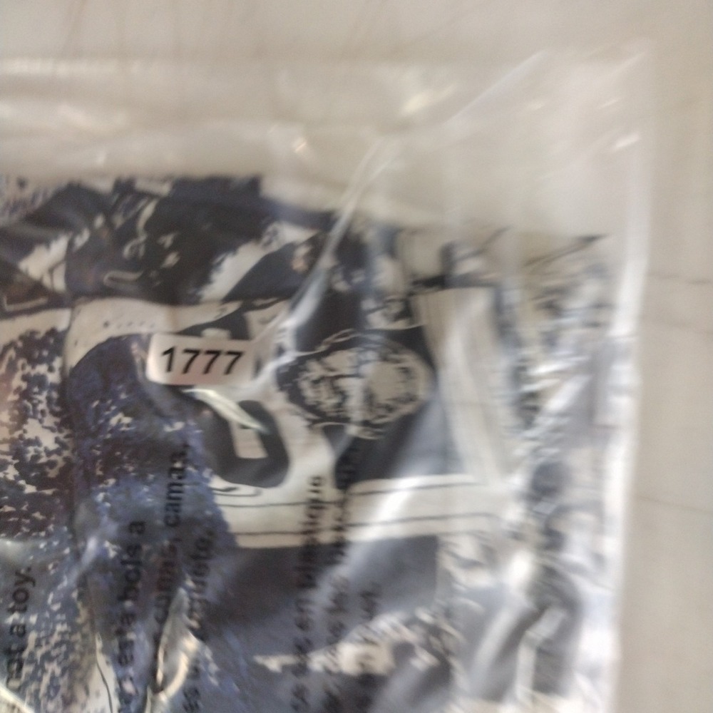 ROBERT STOCK SILK FOOTBALL PLAYER BUTTON UP Blue White All Over Print Men's LG - Picture 14 of 14